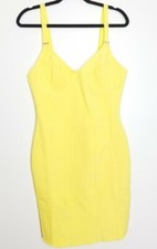 Fashion Nova Bandage Yellow Dress Size Large 