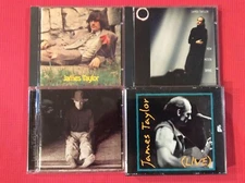 James Taylor 5 CD Lot Self TItled New Moon Shine Live (2CD) Fatbox Hourglass