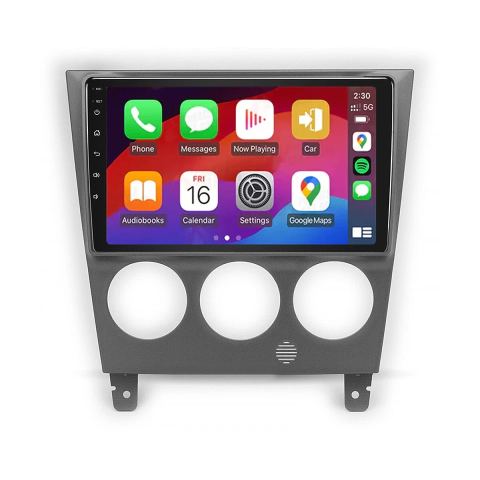 9" Wireless CarPlay Android Auto Car Radio Head Unit For Subaru Impreza 00-07 - Image 3 of 4