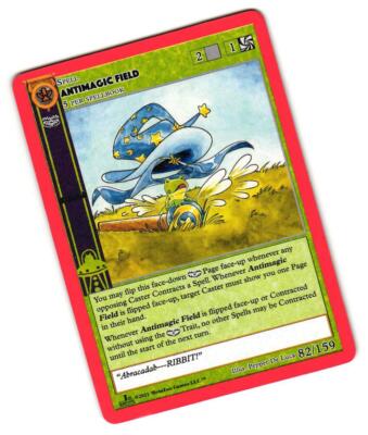 MetaZoo 1st Edition Cryptid Nation Spell Antimagic Field 82/159
