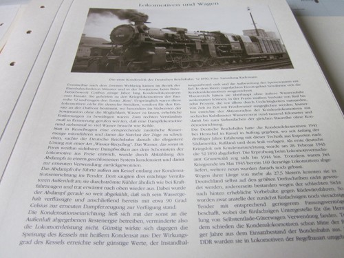 Deutsches Eisenbahn Archiv 13 Loks Wagen 3255 Kondenslokomotiven 52 1850