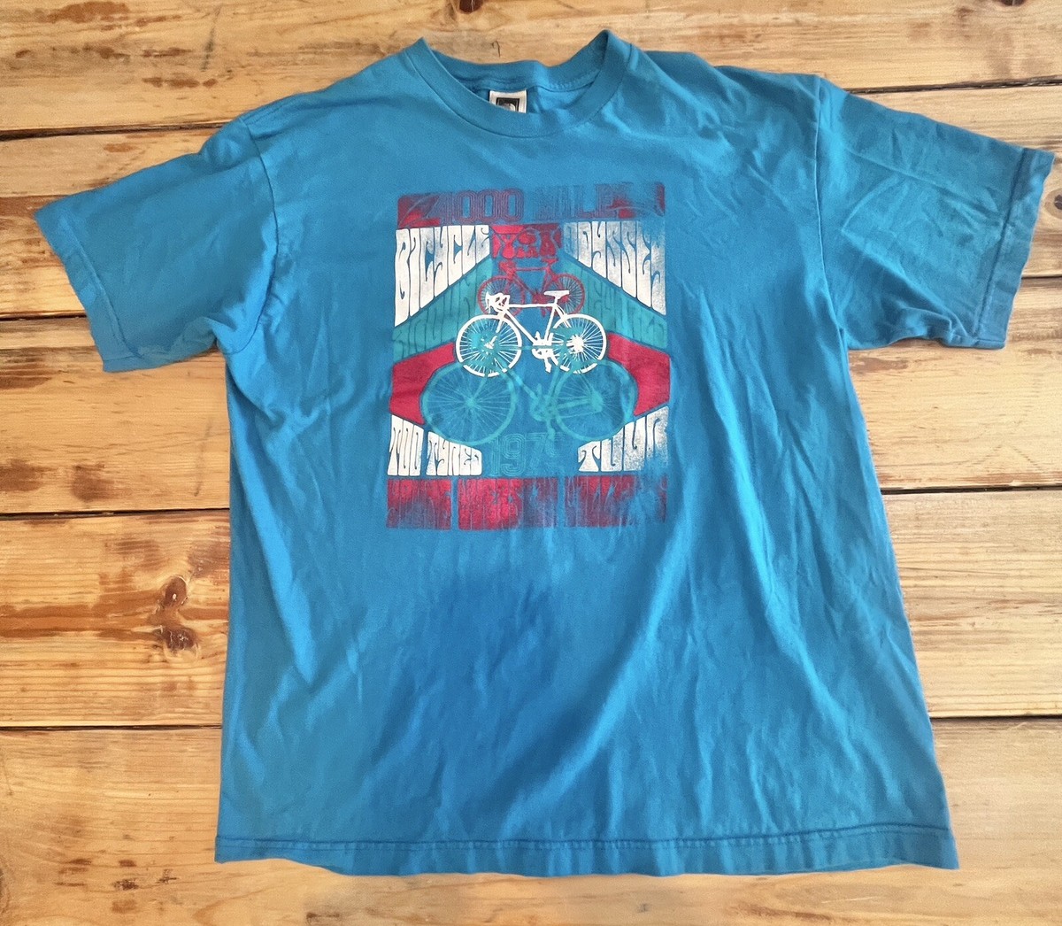 ザノースフェイス Vintage North Face T-shirt 1979 4000 Mile Bicycle Odyssey Too