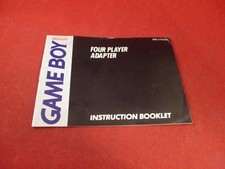 Four Player Adapter Nintendo Game Boy Instruction Manual Booklet ONLY