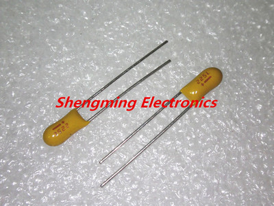 100PCS DIP Tantalum Capacitor 35V 2.2uF 225L