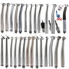 Dental LED Fiber Optic High Speed Turbine Handpiece Fit KAV NSK Coupler 2/4/6H