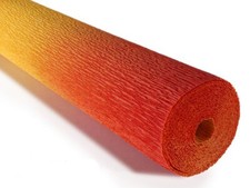 Crepe paper roll 180g (50 x 250cm) Gradient Orange (shade 576/9)