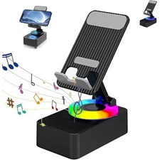 4in1 Wireless Bluetooth Call Speaker Mobile Phone Stand Holder Audio Power Bank