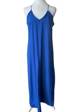 Old Navy Royal Blue Spaghetti Strap Maxi Dress Sz S