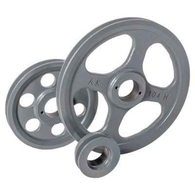 2BK65H V-Belt Sheave, 4L, A, 5L, B Belt, 2 Groove, 6.252 in OD