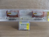 Minitrix N 18490 Vierachsiger Containertragwagen Der Bauart Sgns Der Hupac S.A.
