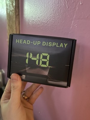 Windshield Head Up Display with OBD2 Digital Speedometer for Cars
