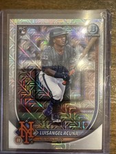2025 Bowman Chrome - Luisangel Acuna #32 Mega Box Mojo Refractor (RC)