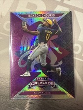 2025 Panini Crusades Jackson Chourio #100 Purple 78/99