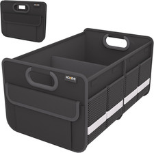 Trunk Organizer, Car Storage, Reinforced Handles, Collapsible Multi-Compartme...