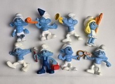 Smurfs Figures Lot of 8 McDonalds Happy Meal Toys PVC Cartoon - Smurfs Set 2013