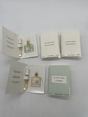 Carven L'Eau de Toilette (3) & Le Parfum (2) Samples 1.2ml/0.04oz each