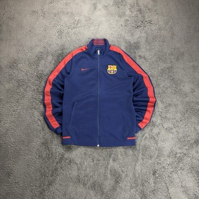 Nike FC Barcelona Track Jacket | Blau Trainingsjacke Zip Jacke S | PashStyle