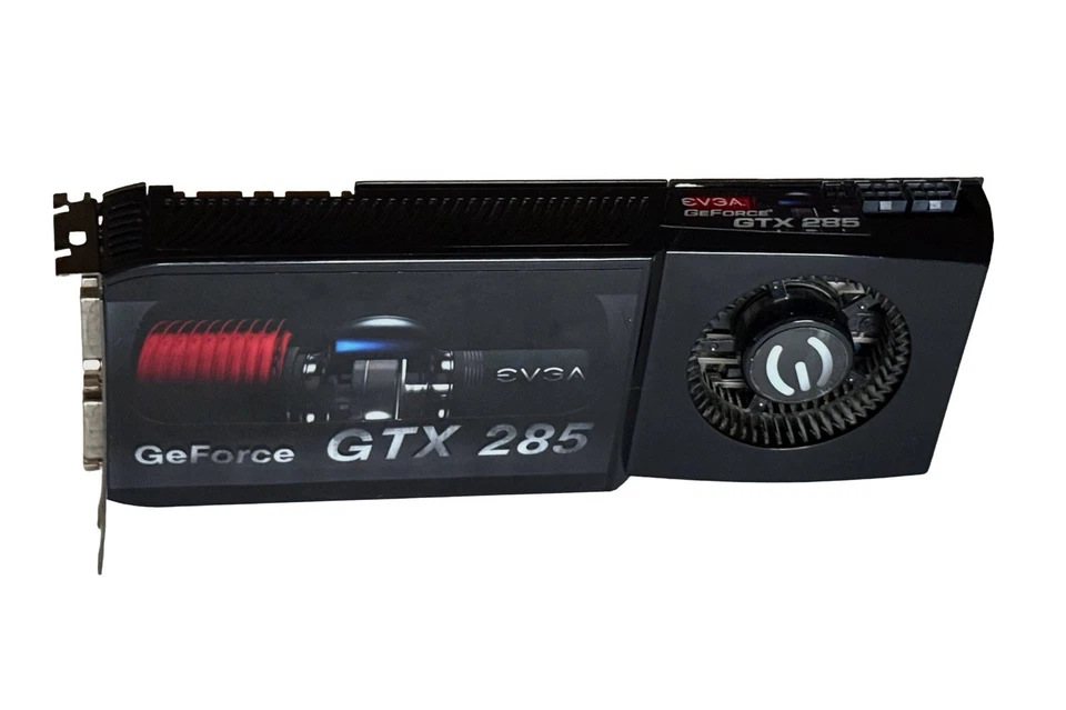 WORKS EVGA Nvidia GeForce GTX 285 01G-P3-1180-B3 1GB GPU Graphics Card READ - Image 2 of 4