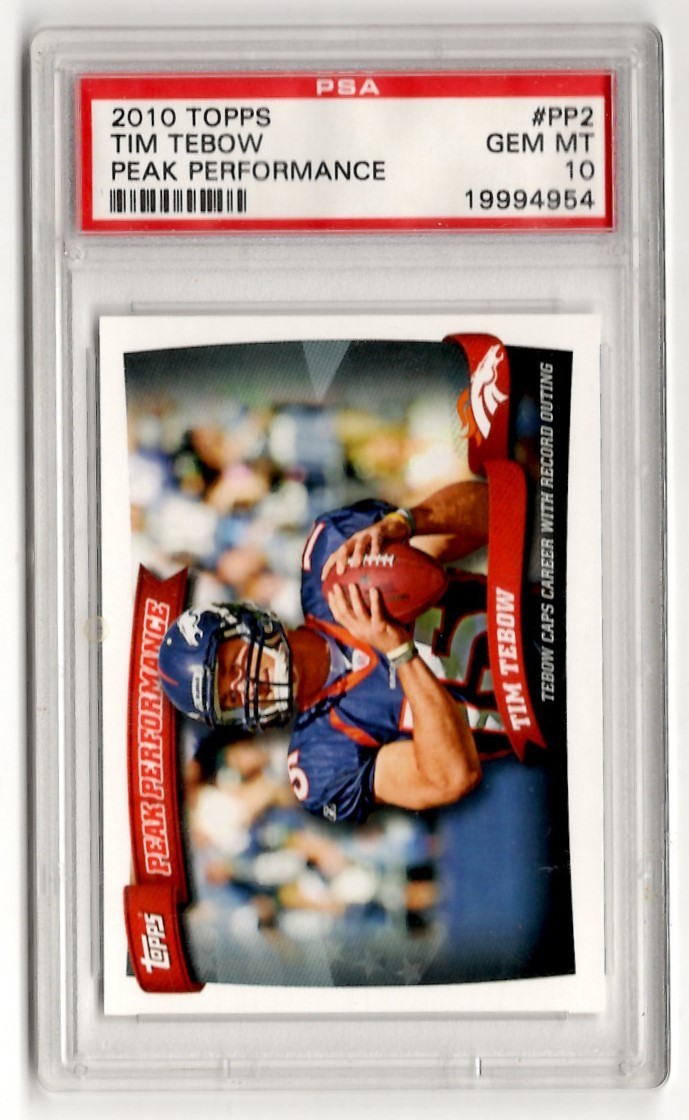 Tim Tebow Topps Peak Performance #PP2 Base