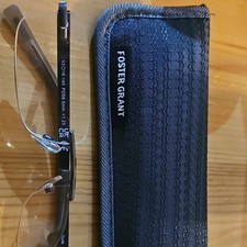 Foster Grant Blake GUN Rimless Reading Glasses 1.25 Gunmetal 53mm 18mm 140mm