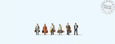 Preiser 88540 personaggi scala Z 1:220: set di 6 persone con valigie che aspetta
