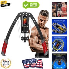 Twister Arm Exerciser - Adjustable 22-440lbs Hydraulic Power, Home Chest Expa...