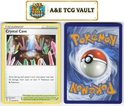 Crystal Cave 144/203 Uncommon Evolving Skies Pokemon Lightly Played