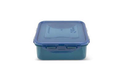 LocknLock Eco Lebensmittelbehälter mit Deckel - Eckig 870ml 15,5 x 15,5 x 6cm Luft...
