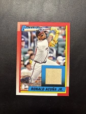 2025 Topps Series 1 - 1990 Topps Baseball Relics Ronald Acuña Jr. #T90R-RAJ