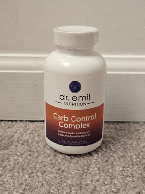 Dr Emil Nutrition Carb Control Complex 60 caps 30 days * SEALED Exp 11/2025