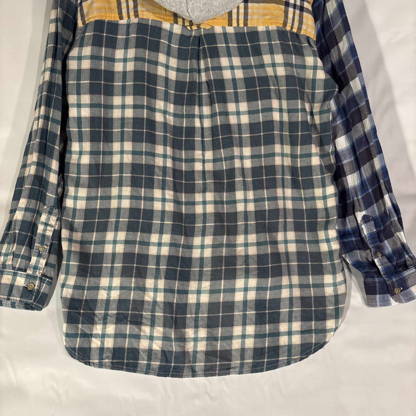American Eagle Outfitters Patchwork Plaid Button-… - image 10