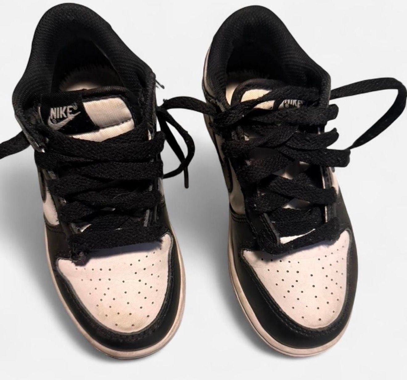 Nike Dunk Low Retro Black White (Panda) Toddler Size 12C
