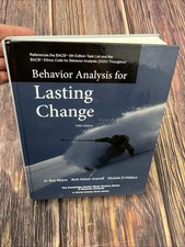 Behavior Analysis for Lasting Change 5th Edition- Very Good