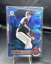 NATE SAVINO 2022 1st Bowman Chrome Sapphire
