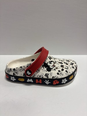 Crocs Kids  Mickey Off Court Clogs White/Blanc, Girls  Size 13 M