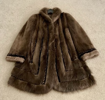 Long Hair Beaver Stroller - Very Nice Fur Coat - M-L