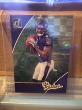 LAMAR JACKSON ROOKIE CARD 2018 Donruss BALTIMORE RAVENS FOOTBALL The Rookies RC!. rookie card picture