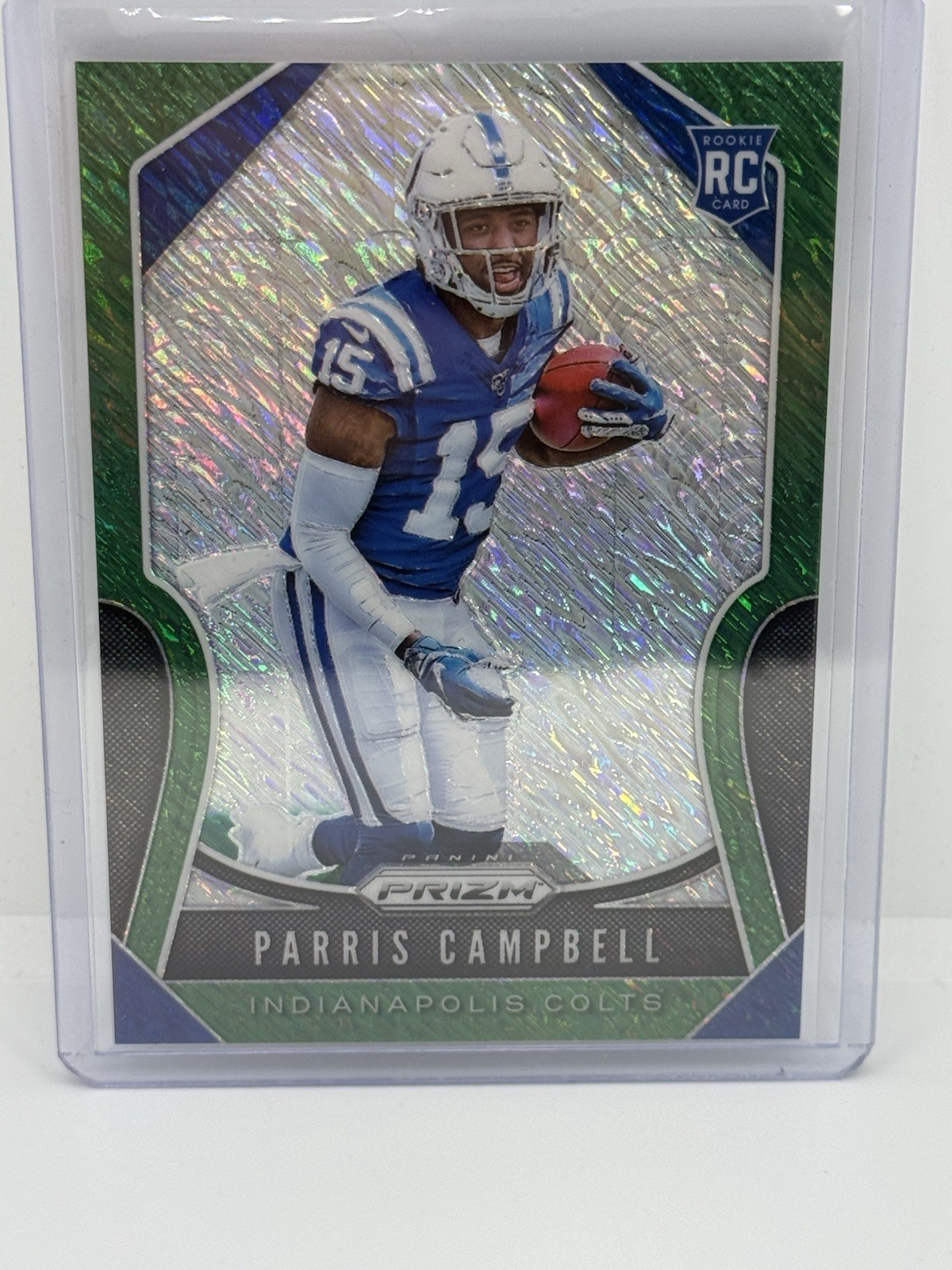 Parris Campbell Panini Prizm #347 Green Shimmer