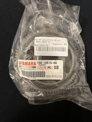 #ad Genuine Yamaha Parts Gear Three Part Number 1S 4–15515–00 $95.00