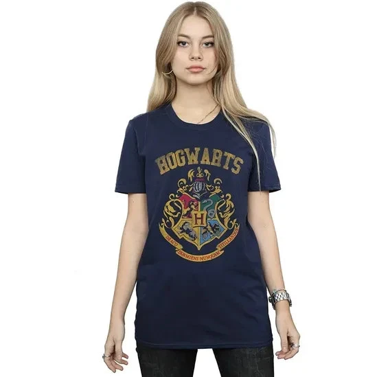 Harry Potter - T-shirt da donna con stemma di Serpeverde verde