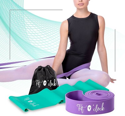 Resistance Bands for Dance,Yoga,Ballet,Physical Therapy,Workout,Exercise w/Bag