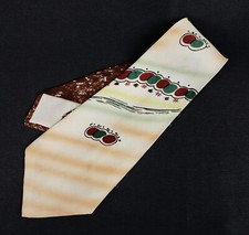 Vintage 40s "ombre's" Tie Handpainted Wide Necktie Swing Jazz abstract 52 x 4.5