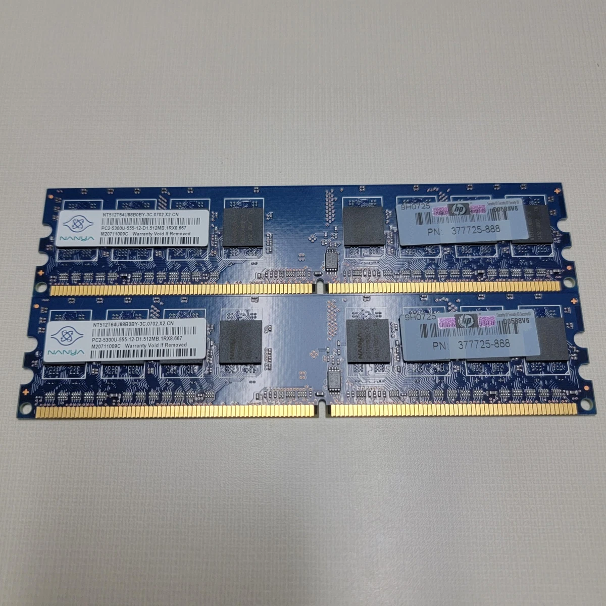 Nanya PC2-5300 DDR2-667 Computer Memory (RAM) 512 MB Capacity per