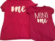 NWOT Mother Daughter Matching T-shirts Me & Mini Me