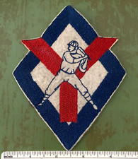 Vintage 1914 B18 BASEBALL Blanket Felt PATCH Egyptienne Straights Cigarrettes Y