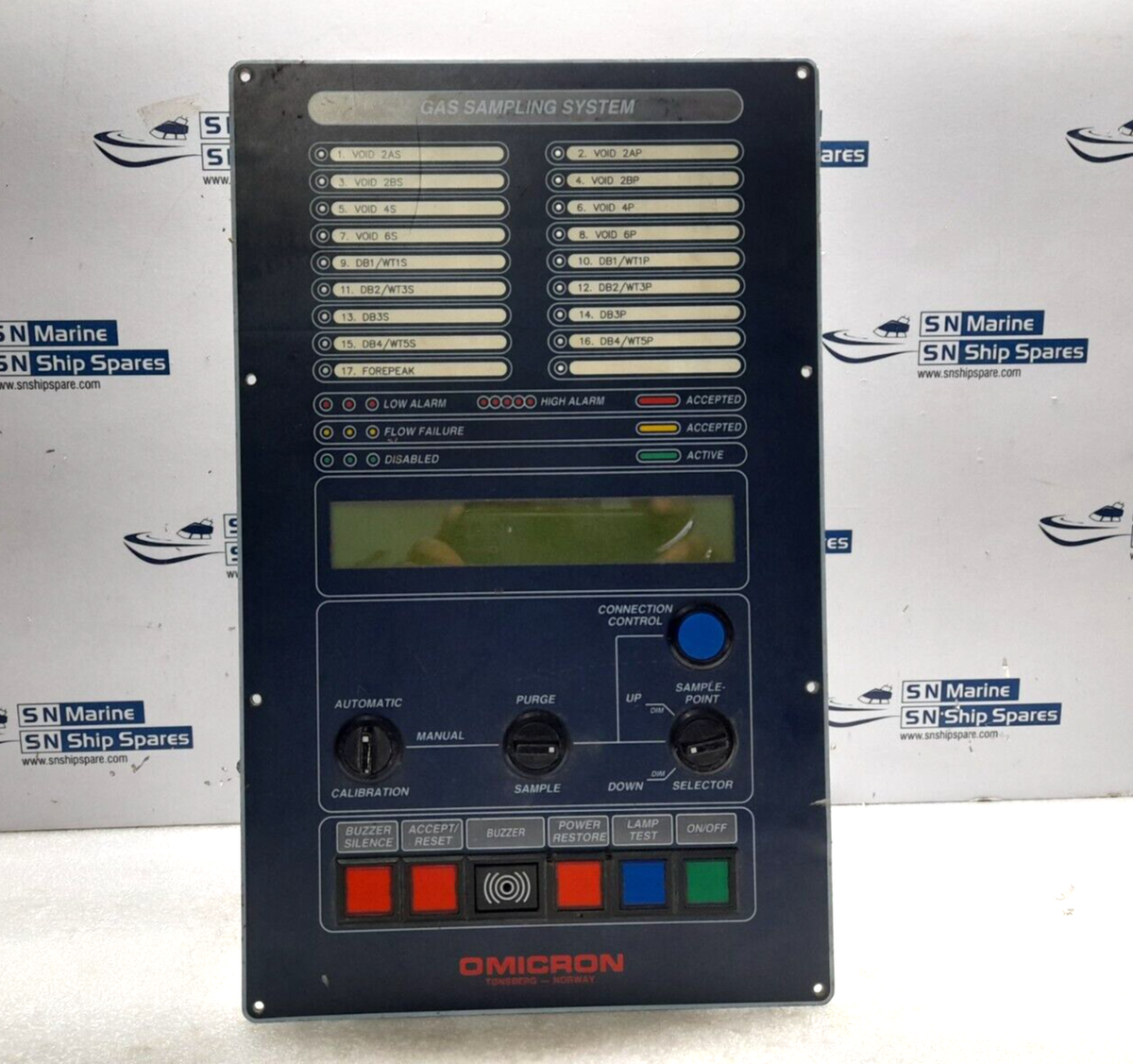 Omicron OGS 3.1 Display Rev 1.01 JE 178 020 DIS 3.1 Rev H Gas