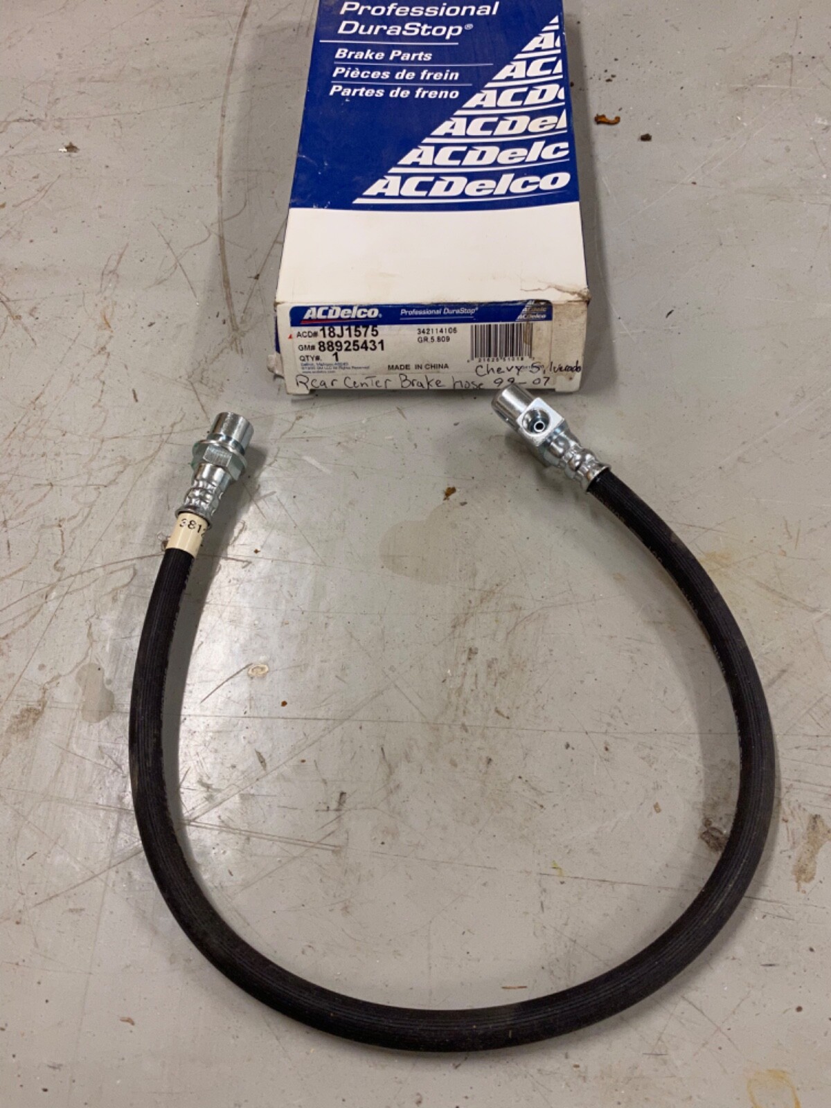 Brake Hydraulic Hose ACDelco 18J1575 GM 88925431 | eBay