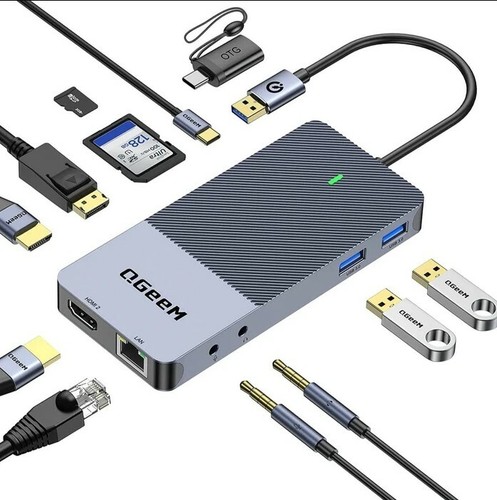 QGeeM 11-IN-1 USB-C with PD100W 