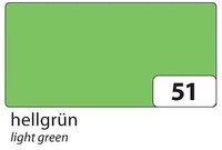 Folia Tonkarton 160G Glatt Din A3 50 Bogen HellgrüN