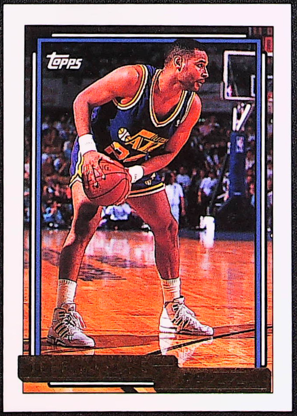 1992-93 Topps Gold #130 Jeff Malone - Utah Jazz